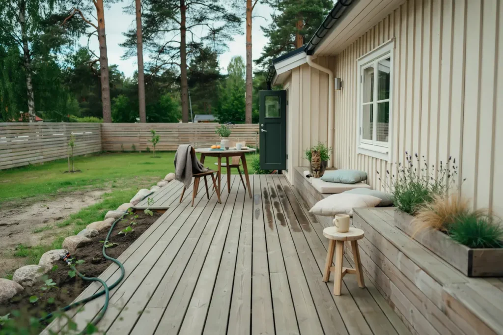 altanterrass i vendels l tk rr smarta id er f r en trivsam och h llbar uteplats