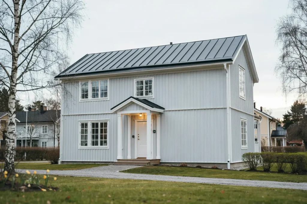 fasadrenovering och till ggsisolering av villa i smo