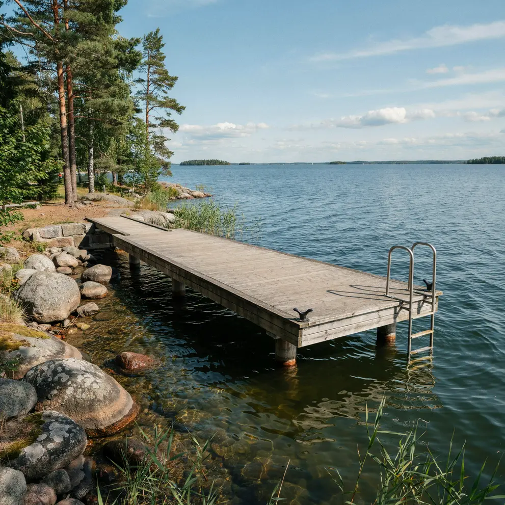 bygga bryggor flytbrygga strandbrygga nynashamn sorunda vendelso haninge stockholm